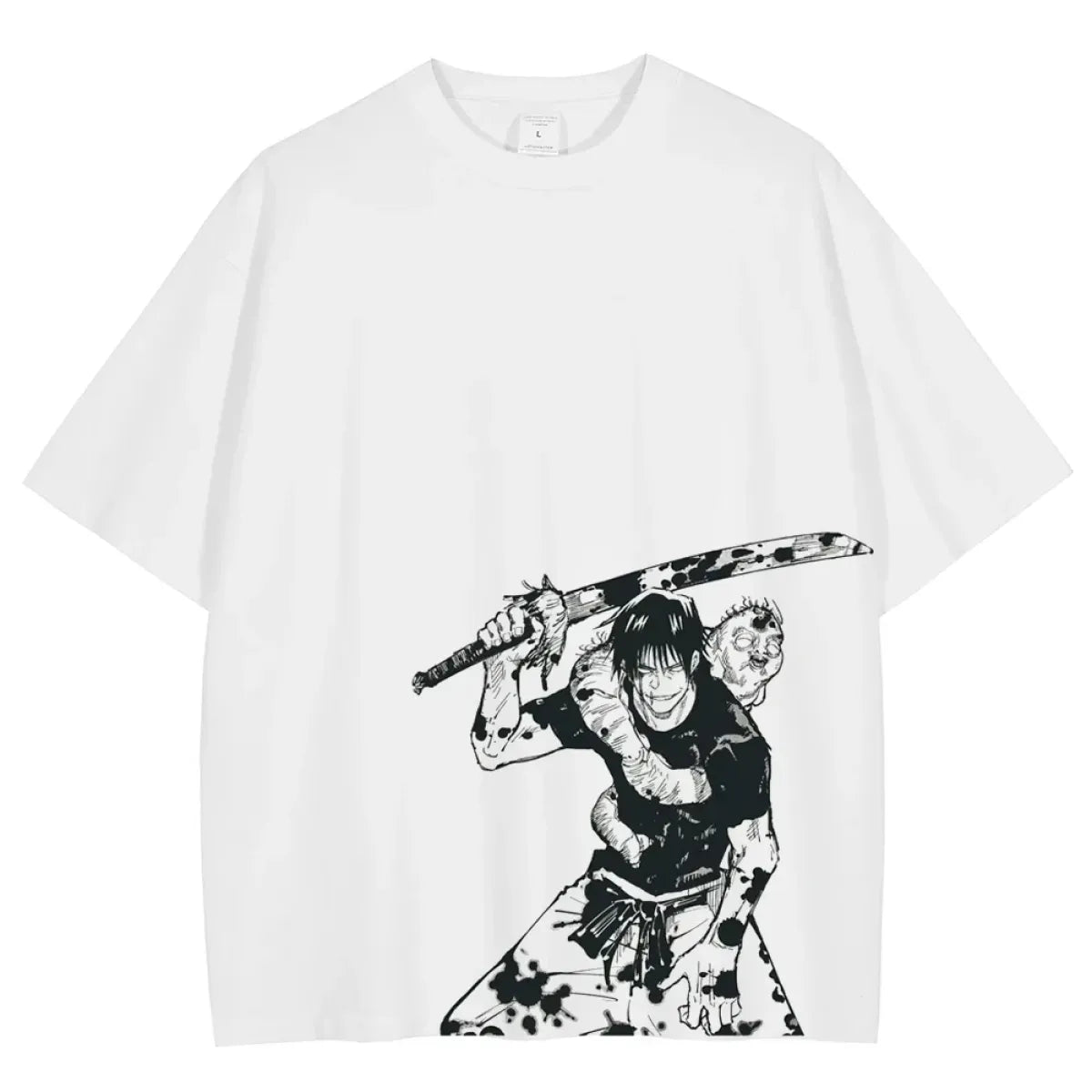 Toji Streetwear Vintage T-shirt - Japanese Anime Graphic Print
